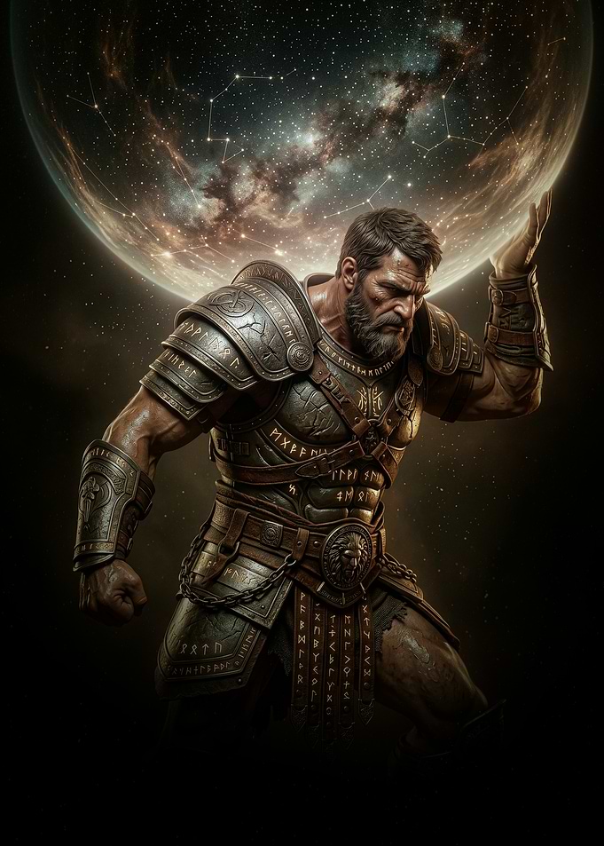 Atlas Holding the Celestial Sphere