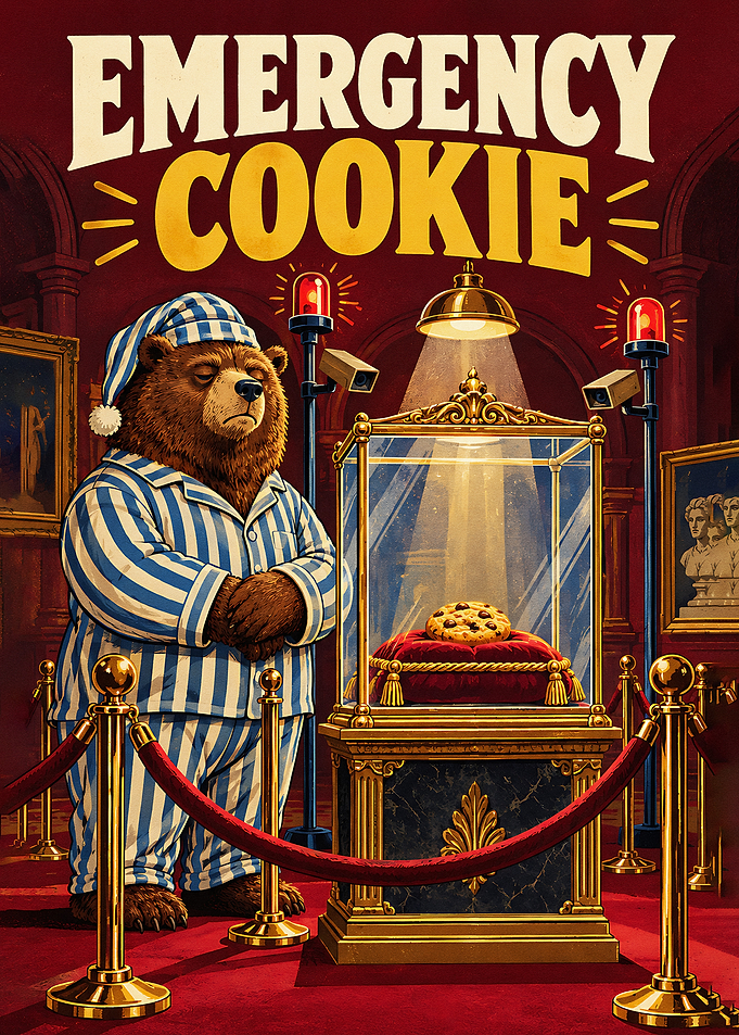 Emergency Cookie Museum Display
