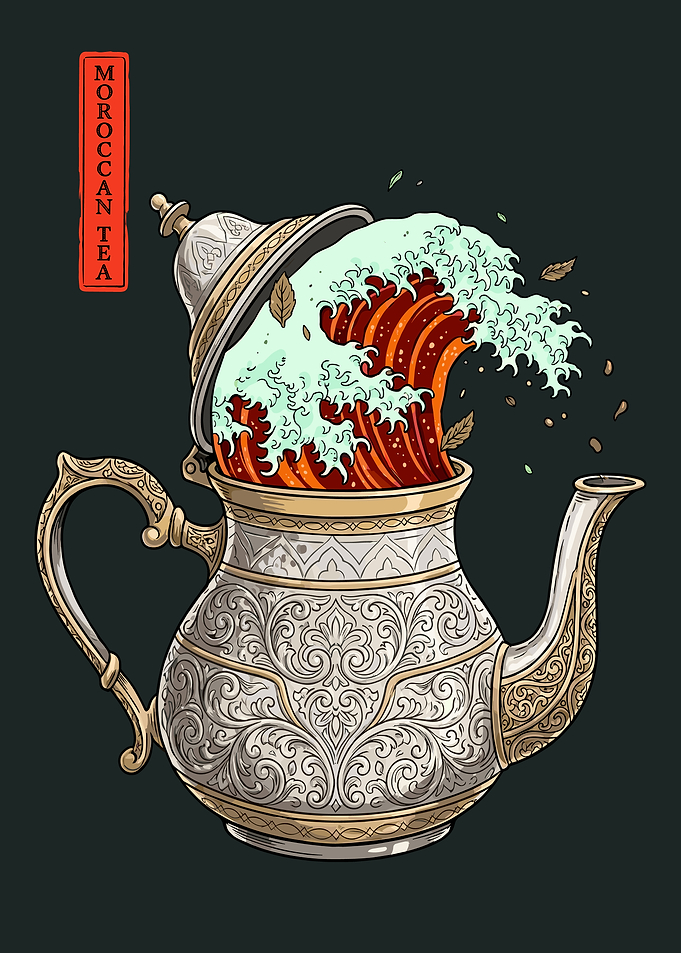 Moroccan Tea Great Wave