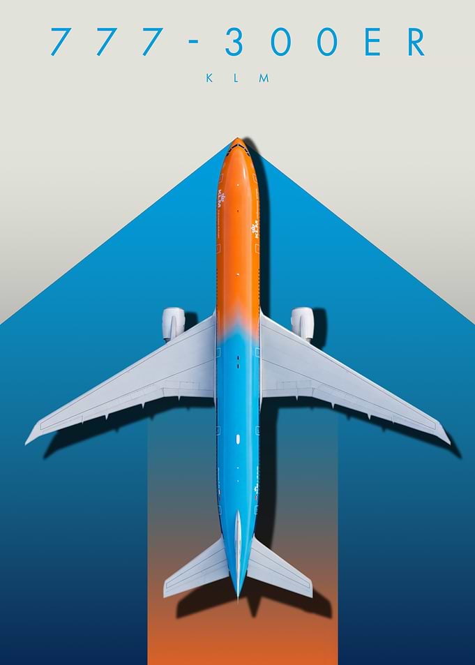 KLM 777-300ER Orange Pride