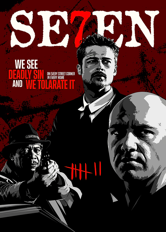 Se7en Movie Poster Art