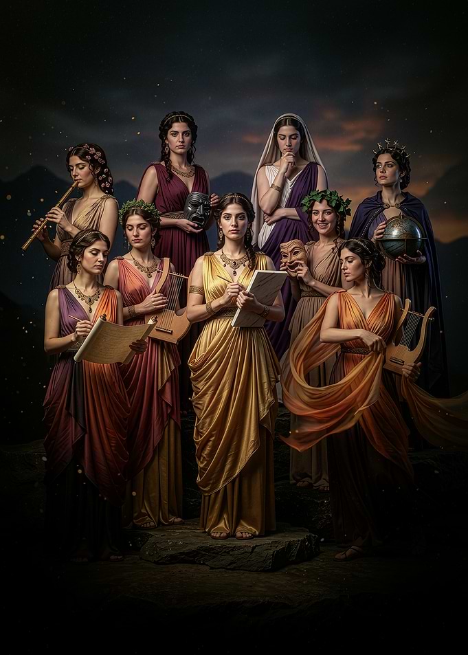 The Nine Muses of Greek Mythology