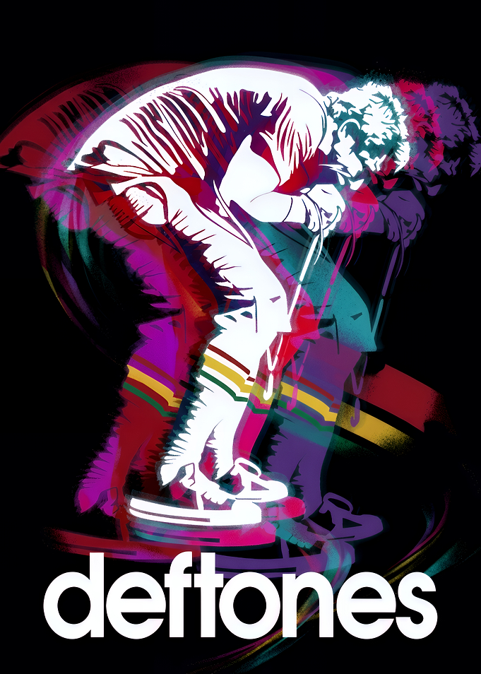 Deftones Chino Moreno Concert Poster