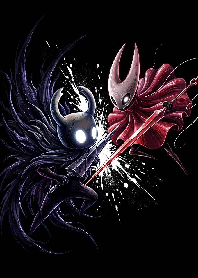 Hollow Knight and Hornet Duel
