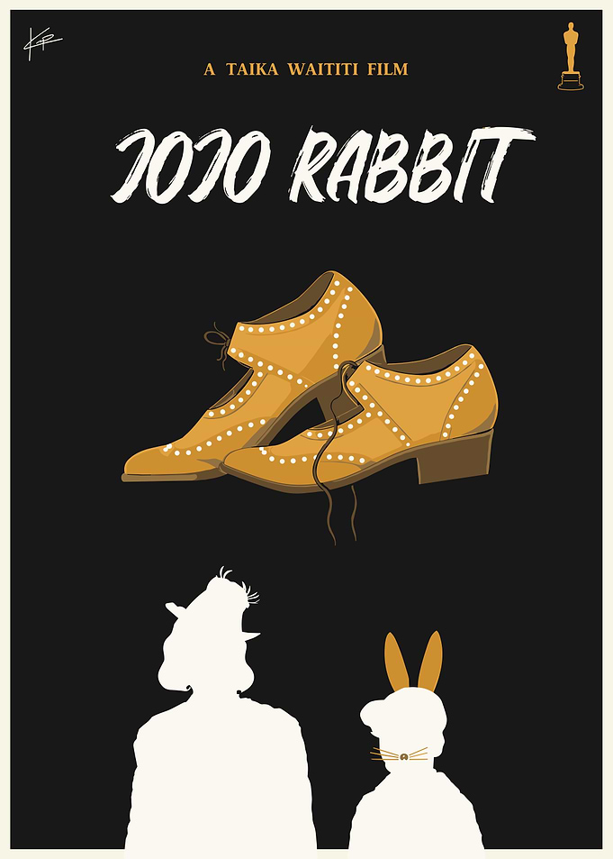 Jojo Rabbit Minimalist Movie Poster