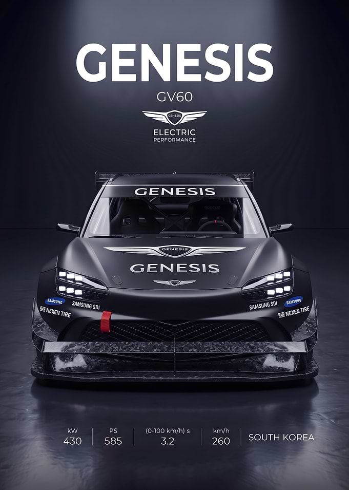 Genesis GV60 Electric Performance Race Car
