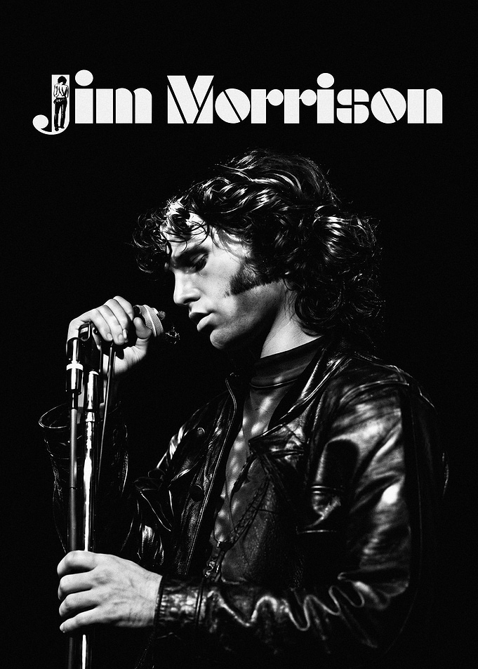 Jim Morrison Black and White