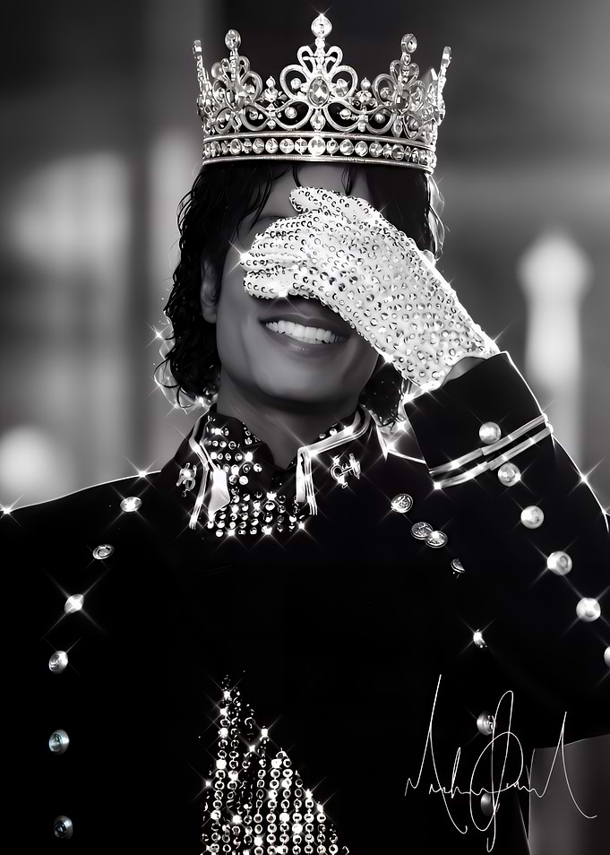 Michael Jackson King of Pop Portrait