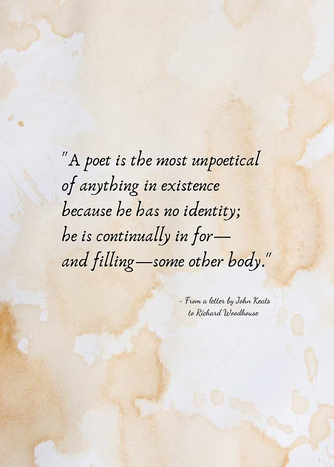 John Keats Poet Quote Wall Art