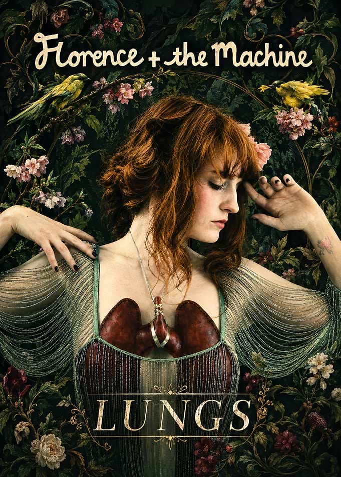 Florence + The Machine Lungs Album Cover