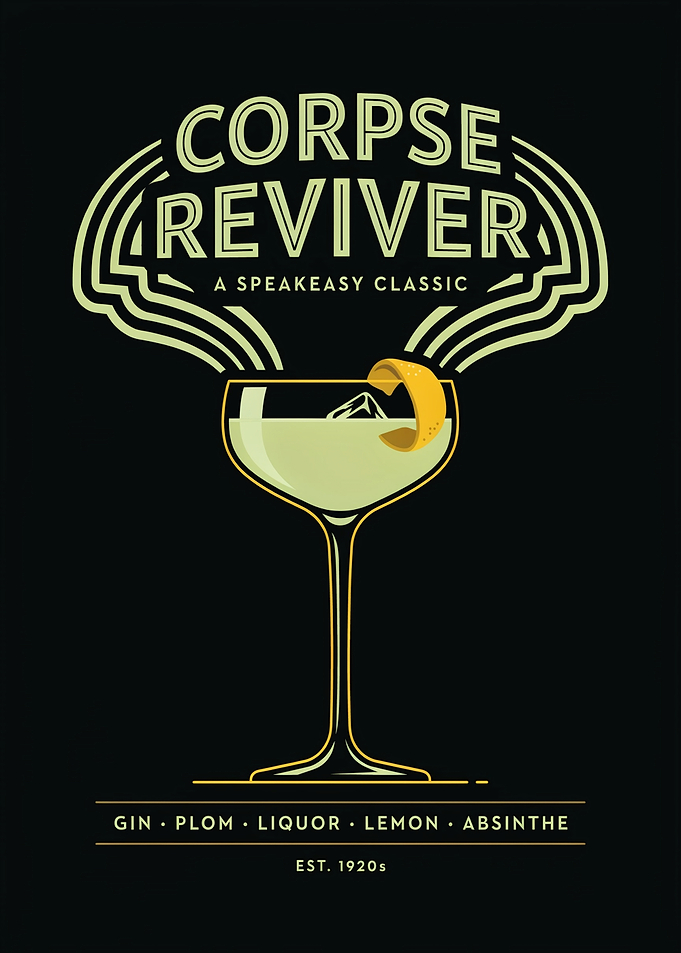 Corpse Reviver Vintage Cocktail