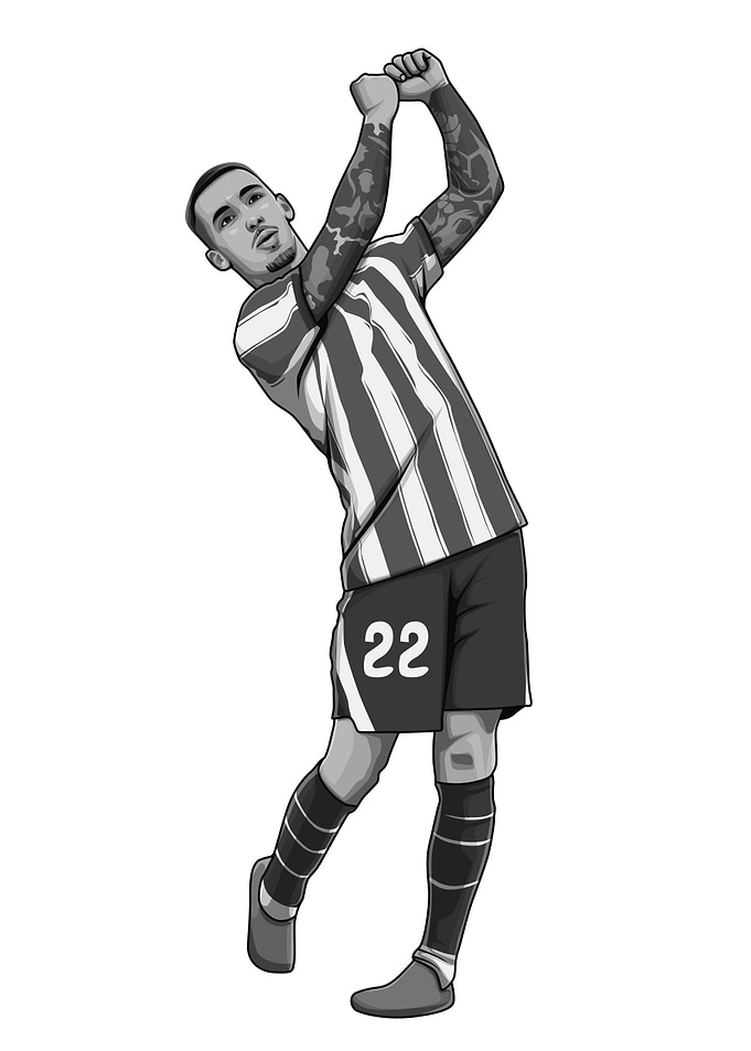 Alejandro Grimaldo Black and White Version