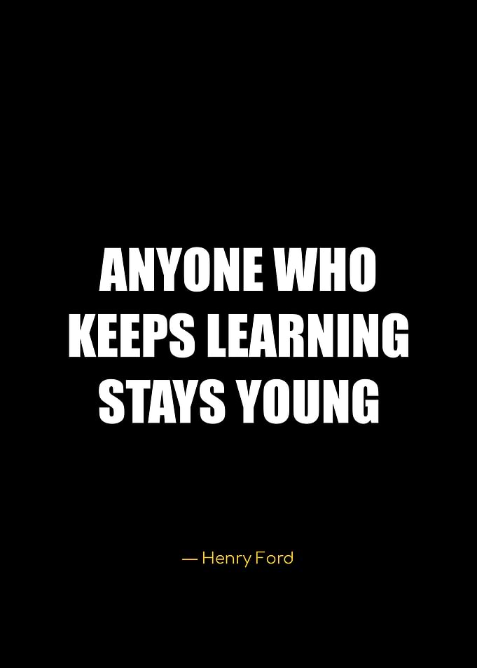 Henry Ford Inspirational Quote Poster