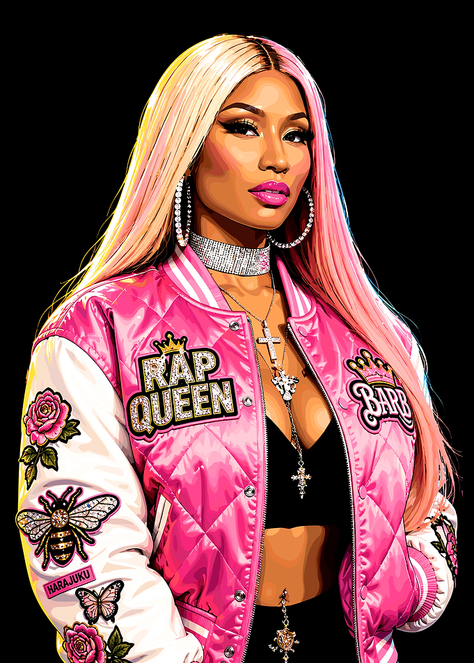 Nicki Minaj Rap Queen Portrait