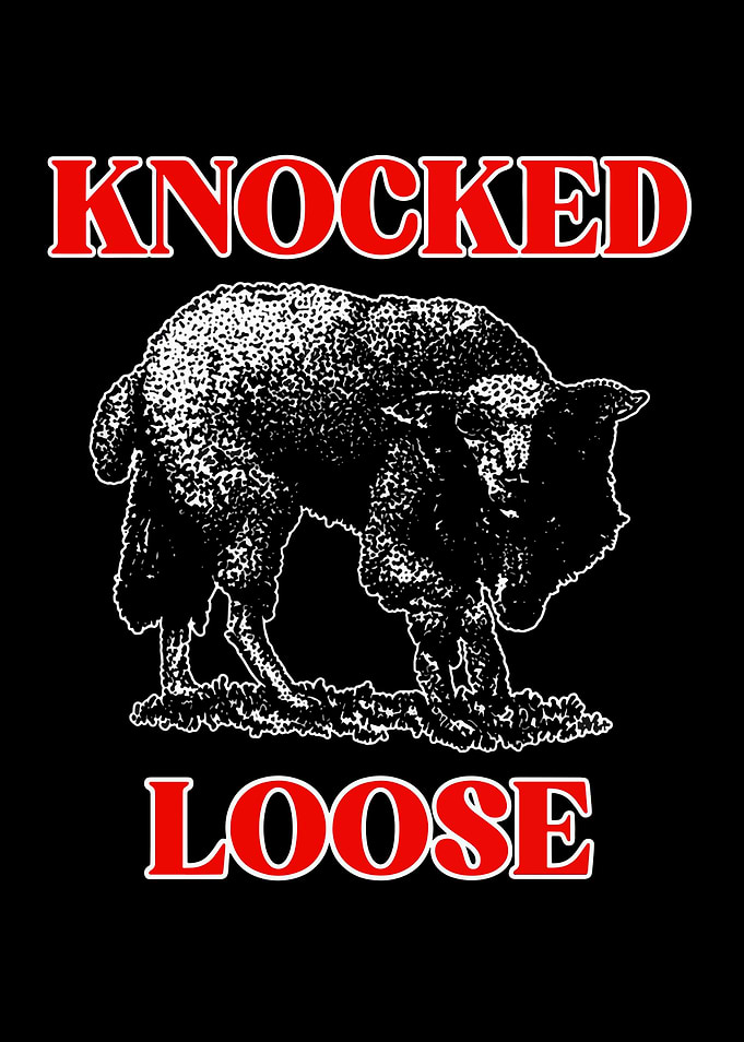 Knocked Loose Band Logo Sheep Graphic