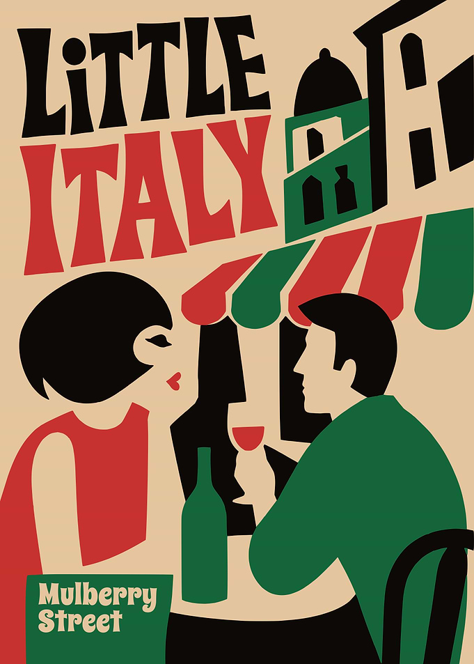 Little Italy Mulberry Street Poster