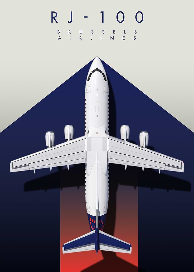 Brussels Airlines RJ100 Jumbolino