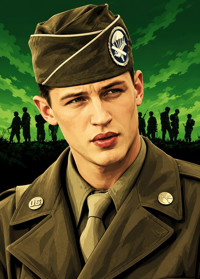 Band of Brothers Paratrooper Portrait