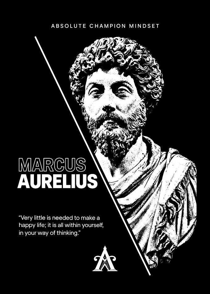Marcus Aurelius Stoic Quote Poster