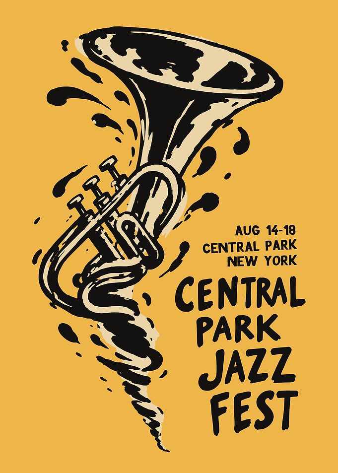 Central Park Jazz Festival Poster