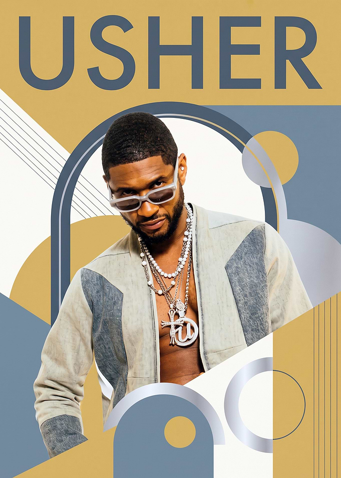 Usher Graphic Poster Portrait