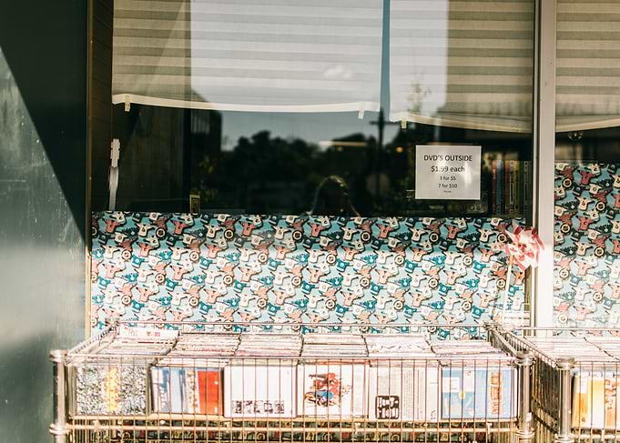 DVD Sale Display