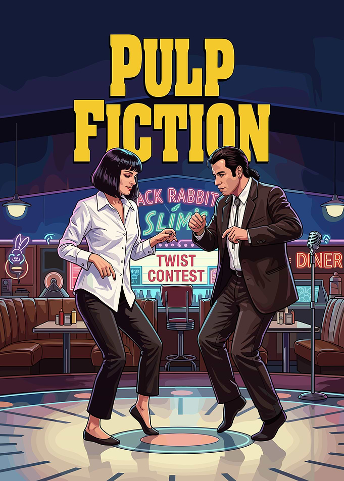 Pulp Fiction Twist Contest Poster