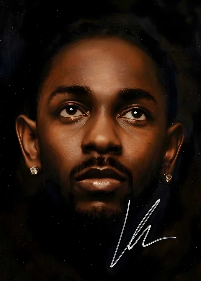 Kendrick Lamar Portrait Digital Art