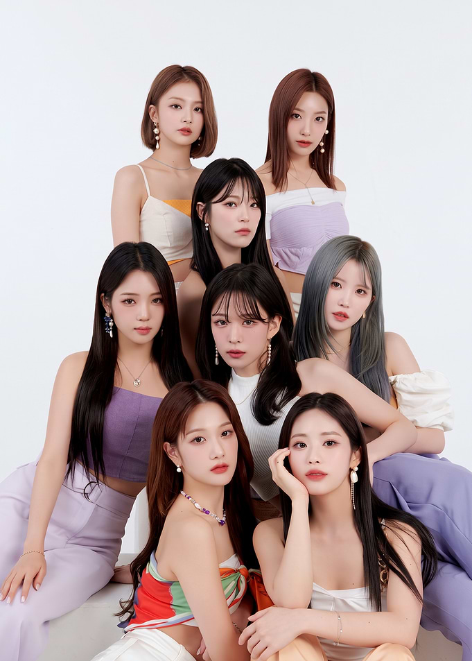 Fromis 9 K-pop Girl Group Portrait