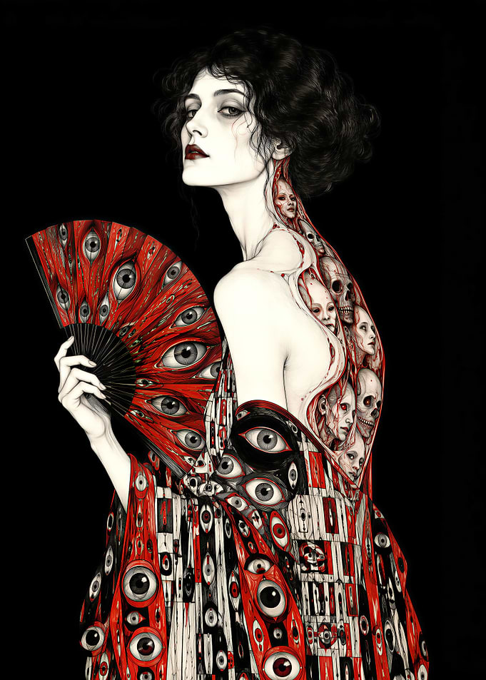 Woman With a Fan