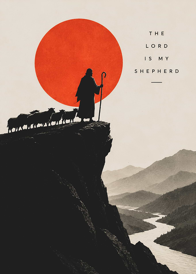 The Lord Is My Shepherd Poster