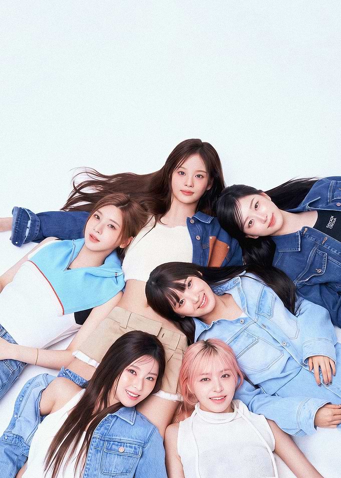 NMIXX group portrait Poster