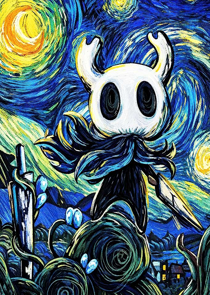 Hollow Knight Starry Night Mashup