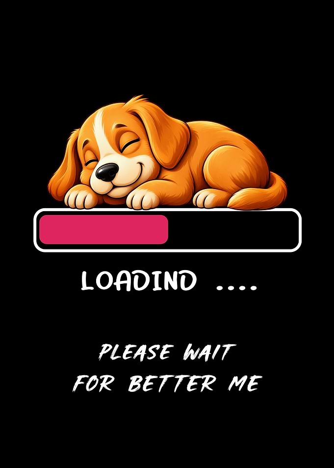 Sleeping Puppy Loading Screen Graphic