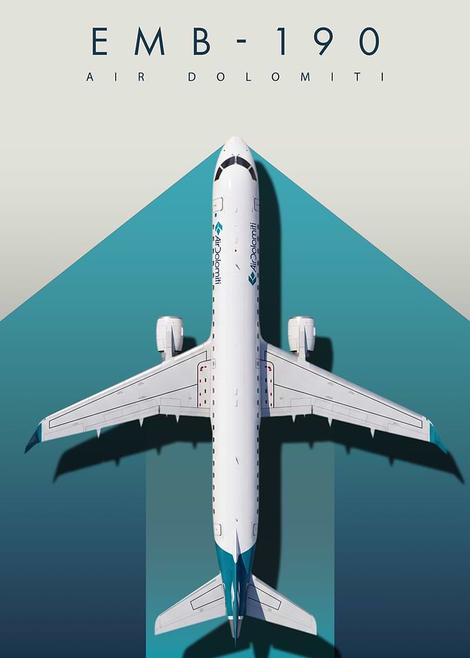 Air Dolomiti EMB-190 Alpine Blue