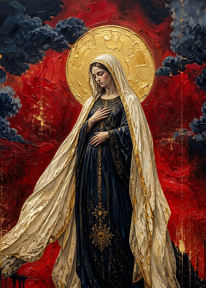 The Virgin Mary Oil Painting