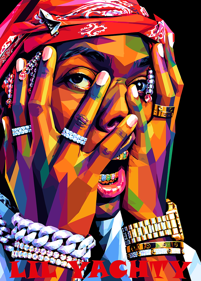 Lil Yachty Pop Art Portrait