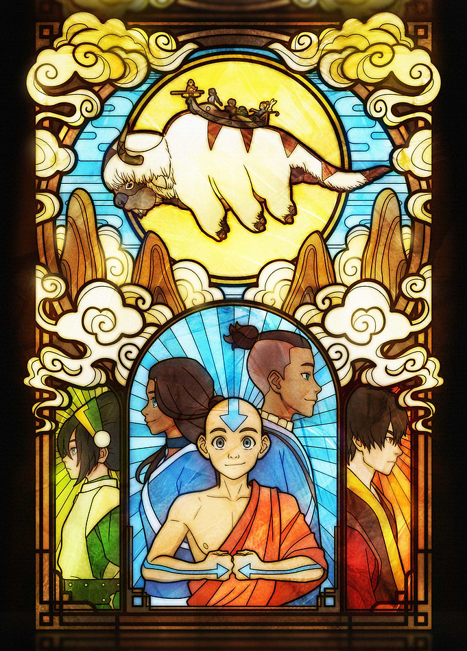 Team Avatar - Stained Glass