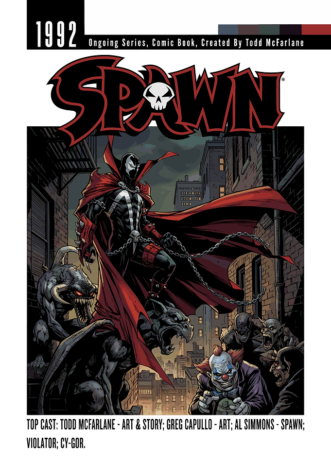 Spawn Comic Book Cover Art