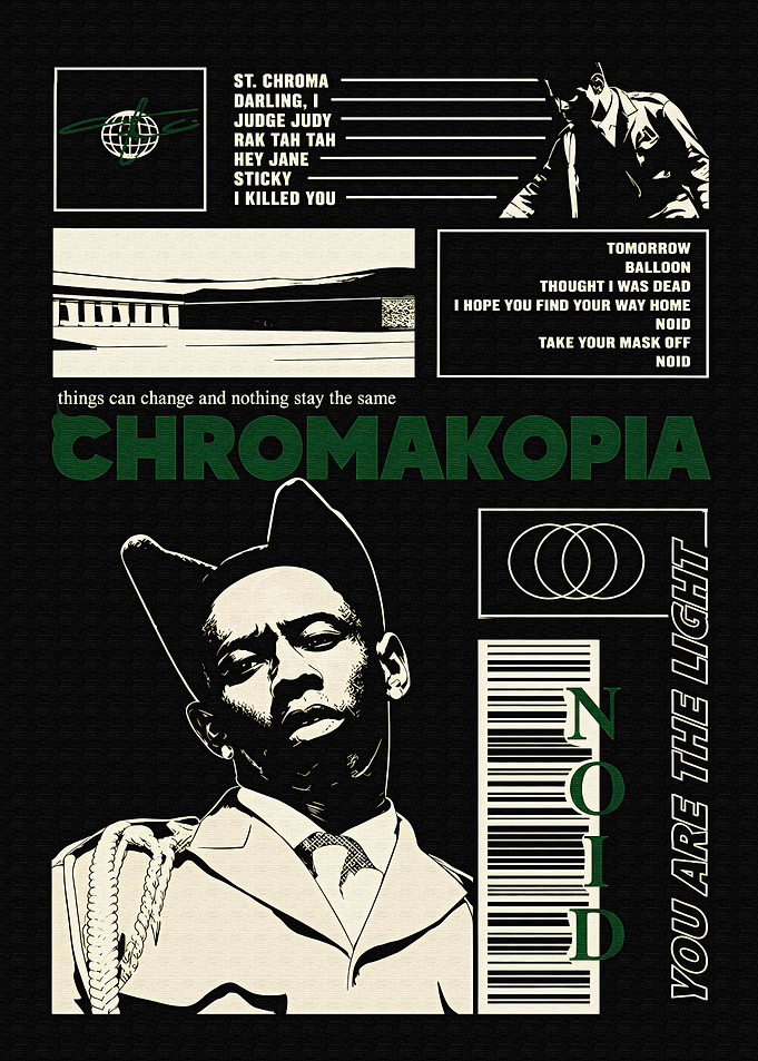Tyler, the Creator Chromakopia Album Poster