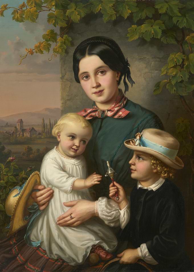 Portrait of a Mother and Children
