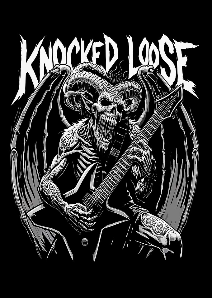 Knocked Loose Demon Guitarist Graphic