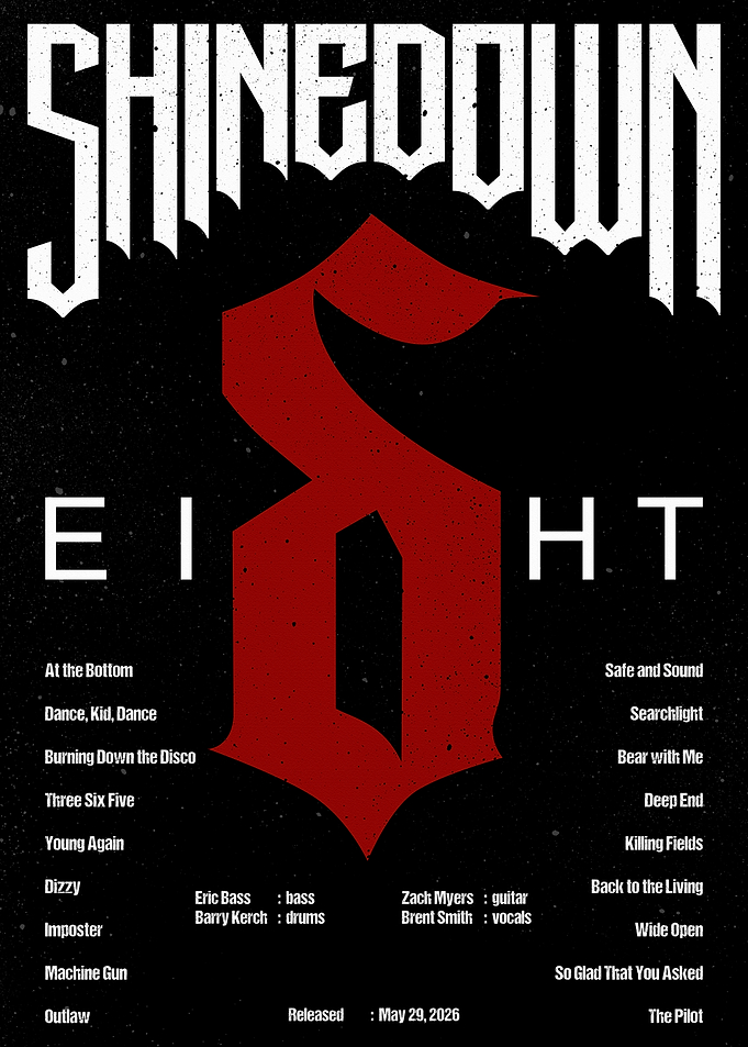 Shinedown Eight Album Concept Poster