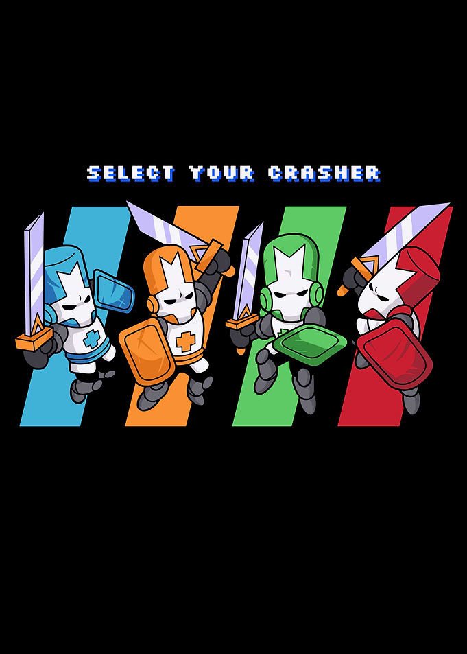 Castle Crashers Character Selection Screen