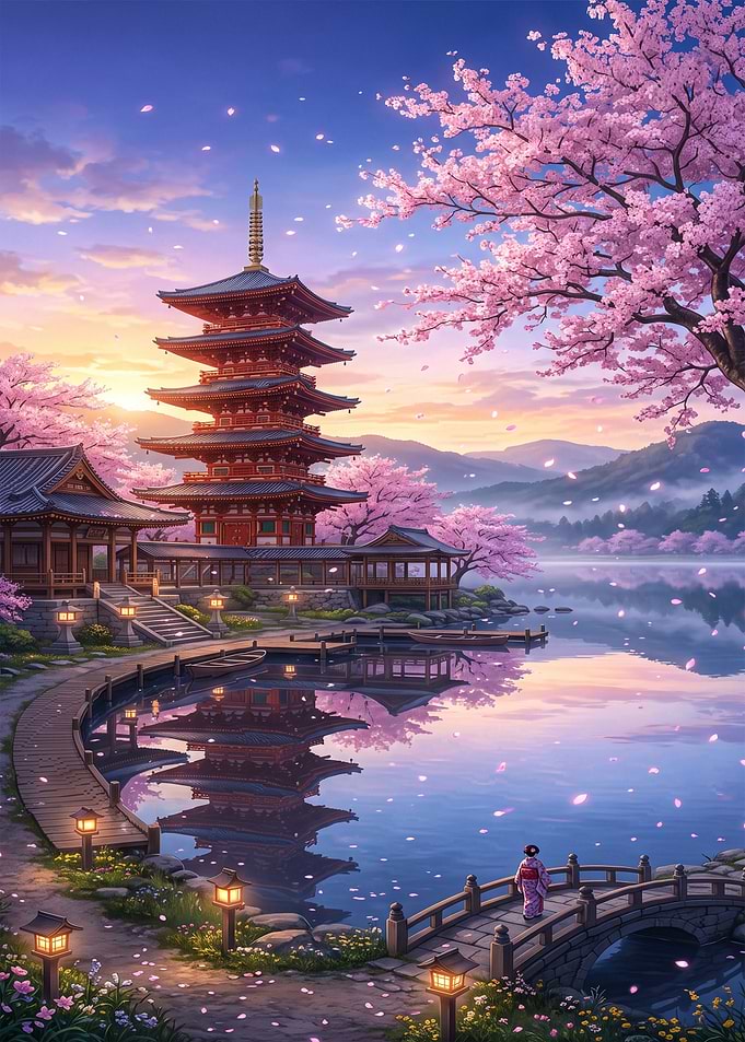 Golden Hour Walk in Kyoto