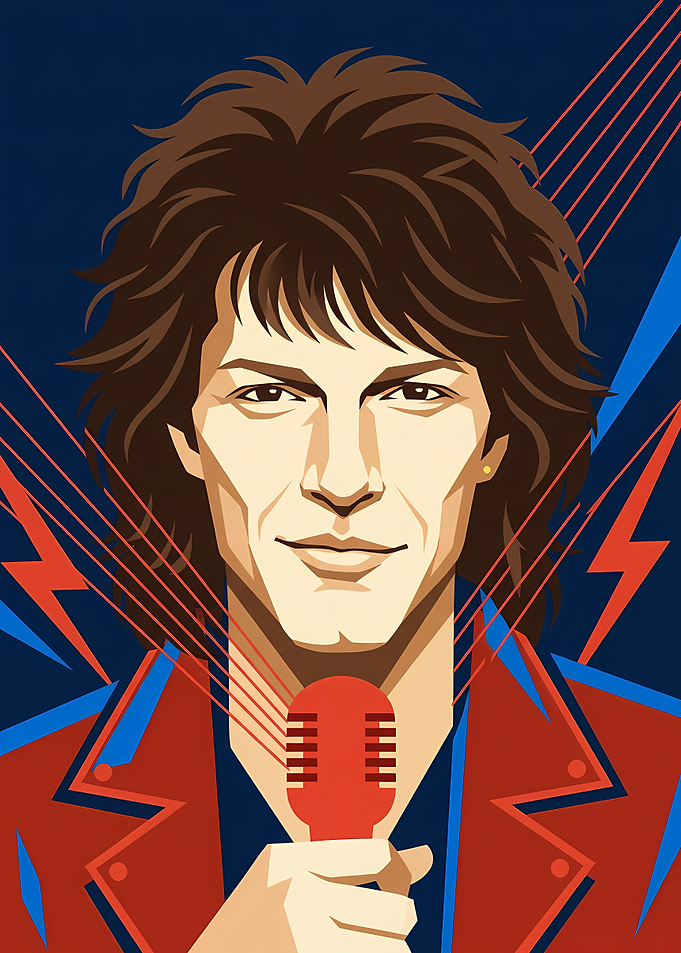 Jon Bon Jovi Pop Art Portrait