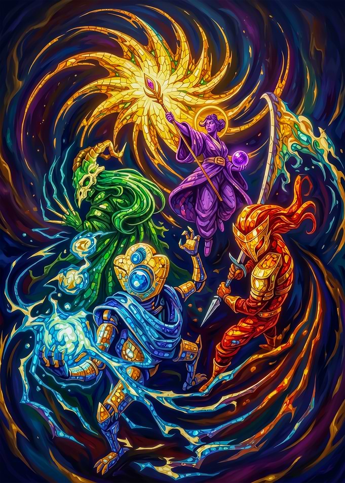 Stained Glass Slay the Spire