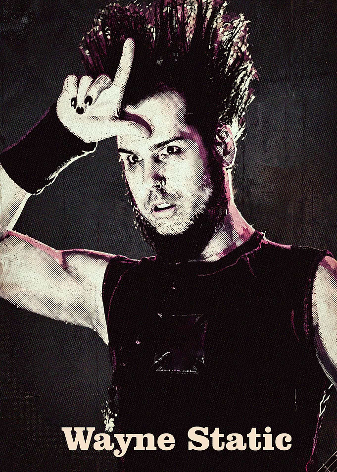 Wayne Static Portrait Poster