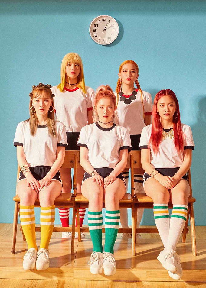Red Velvet K-pop Group Poster