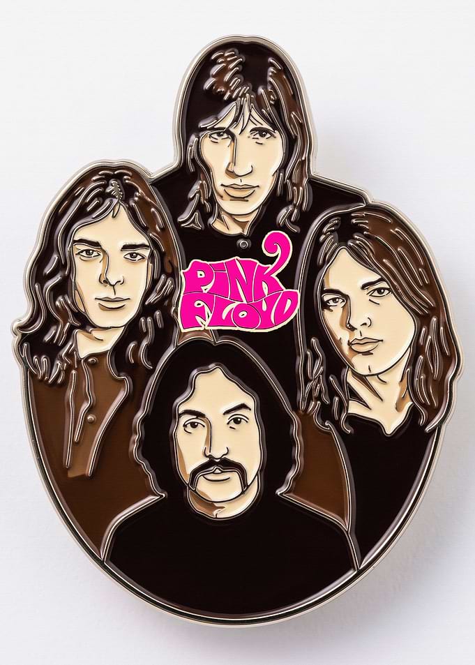 Pink Floyd Band Members Enamel Pin